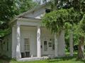 This Greek Revival house was built on the Village Green in 1843 to use for prayer meetings. It was moved to its present location around 1893 and used as a residence since that time.