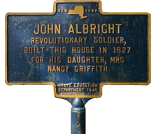 Historic Marker: John Albright
