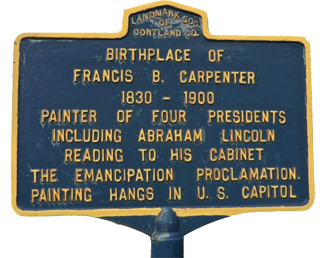 Historic Marker: Francis Carpenter