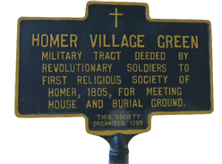 Historic Marker: Homer Village Green