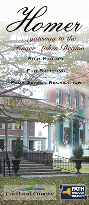 Walking Tour of Historic Homer NY Brochure Cover